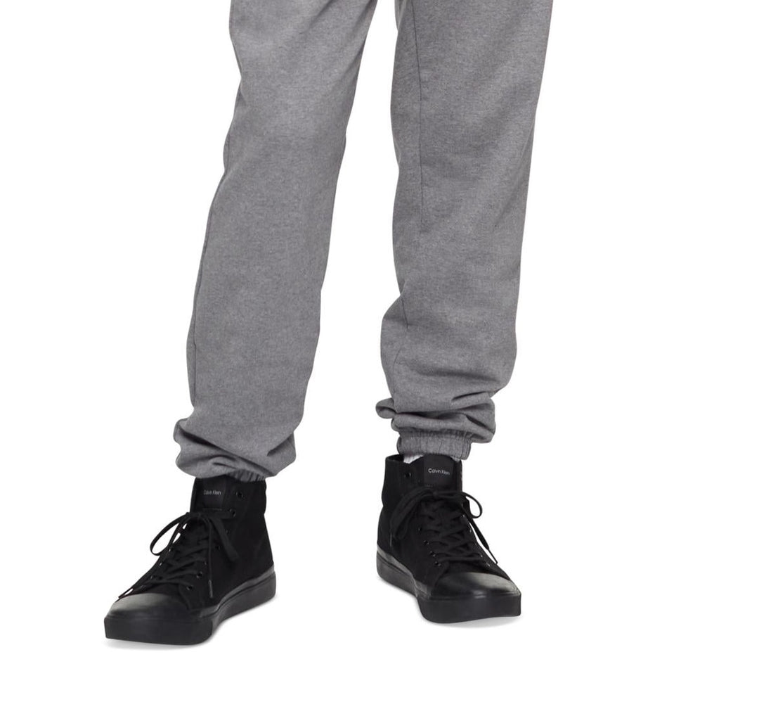 Calvin Klein Men's Standard Logo Terry Joggers Gray Size XX-Large