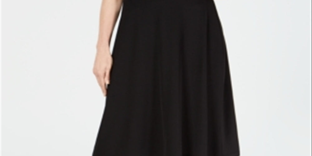 Kasper Women's A Line Midi Skirt Black Size Small