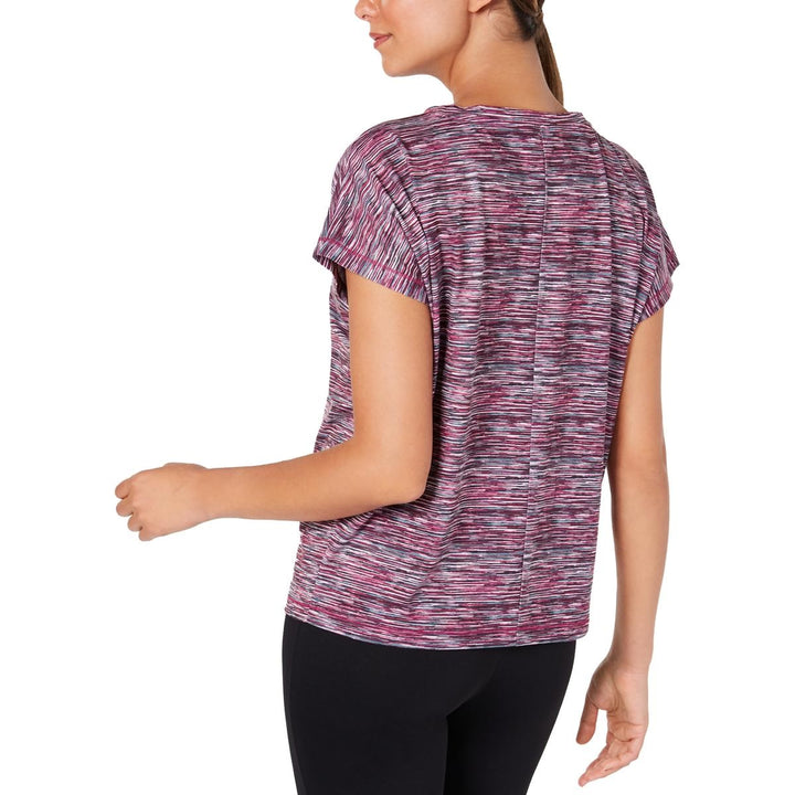 Ideology Women's Space-Dyed T-Shirt Fuchsia