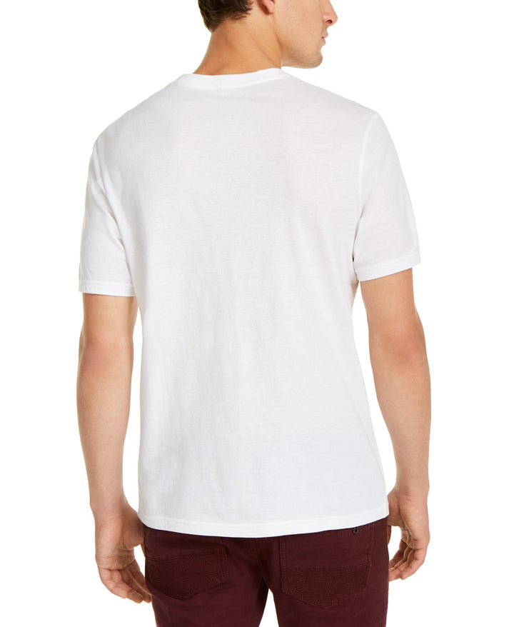 INC International Concepts Men's Pintucked Moto T-Shirt White Size X-Large