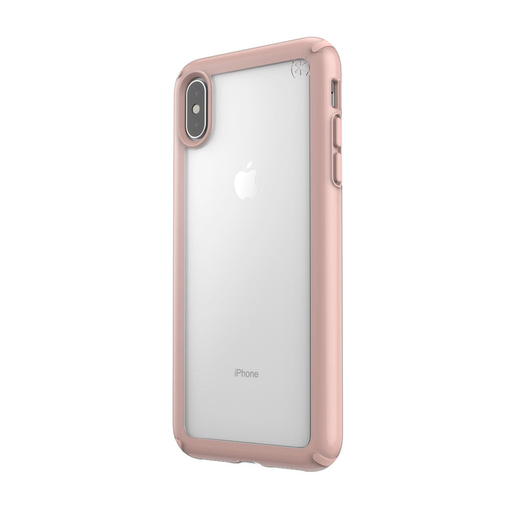 Speck Presidio Show Designed for Impact Case iPhone Xs Max - Clear/Rose Gold
