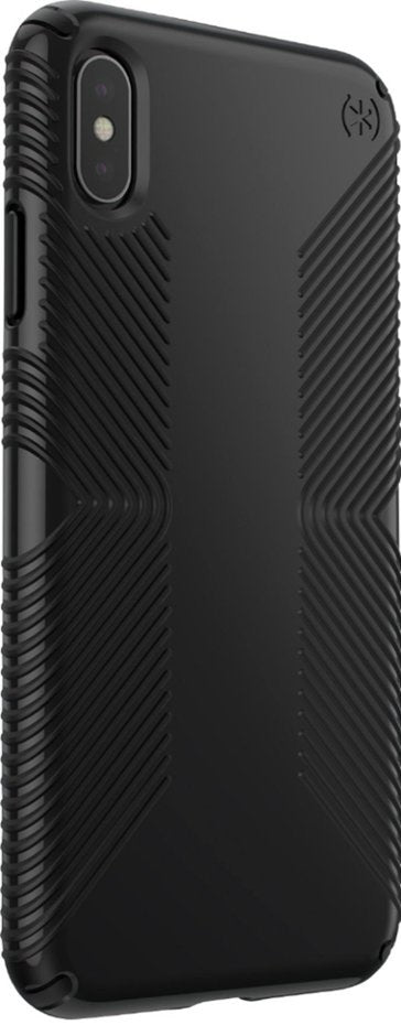 Speck Presidio Glossy Grip Designed for Impact Case for iPhone Xs Max - Glossy Black