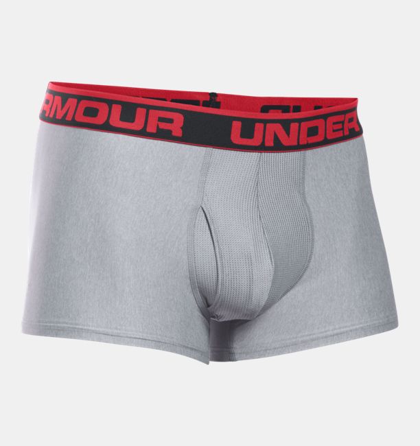 Under Armour Men's Original Series 3” Boxerjock - Heather Gray - XXXL