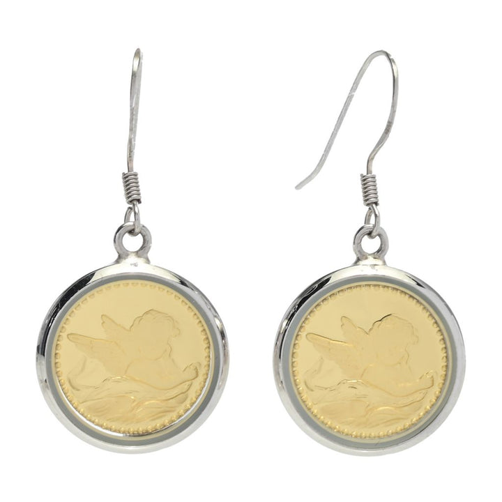 Lambert Cheng Sterling Silver or 24K Gold Plated Guardian Angel Earrings