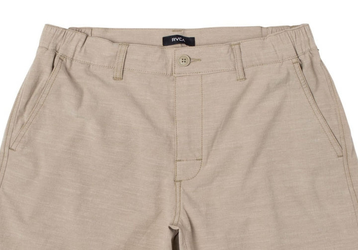 RVCA Men's All Time Coastal Sol Walk Shorts Khaki Size 38