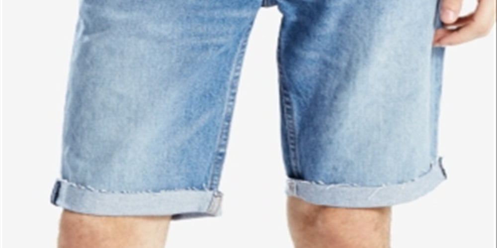 Levi's Men's 511 Men's Slim Cutoff Shorts Blue Size 42