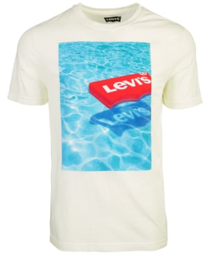 Levi's Men's Floating Logo T-Shirt White Size X-Large