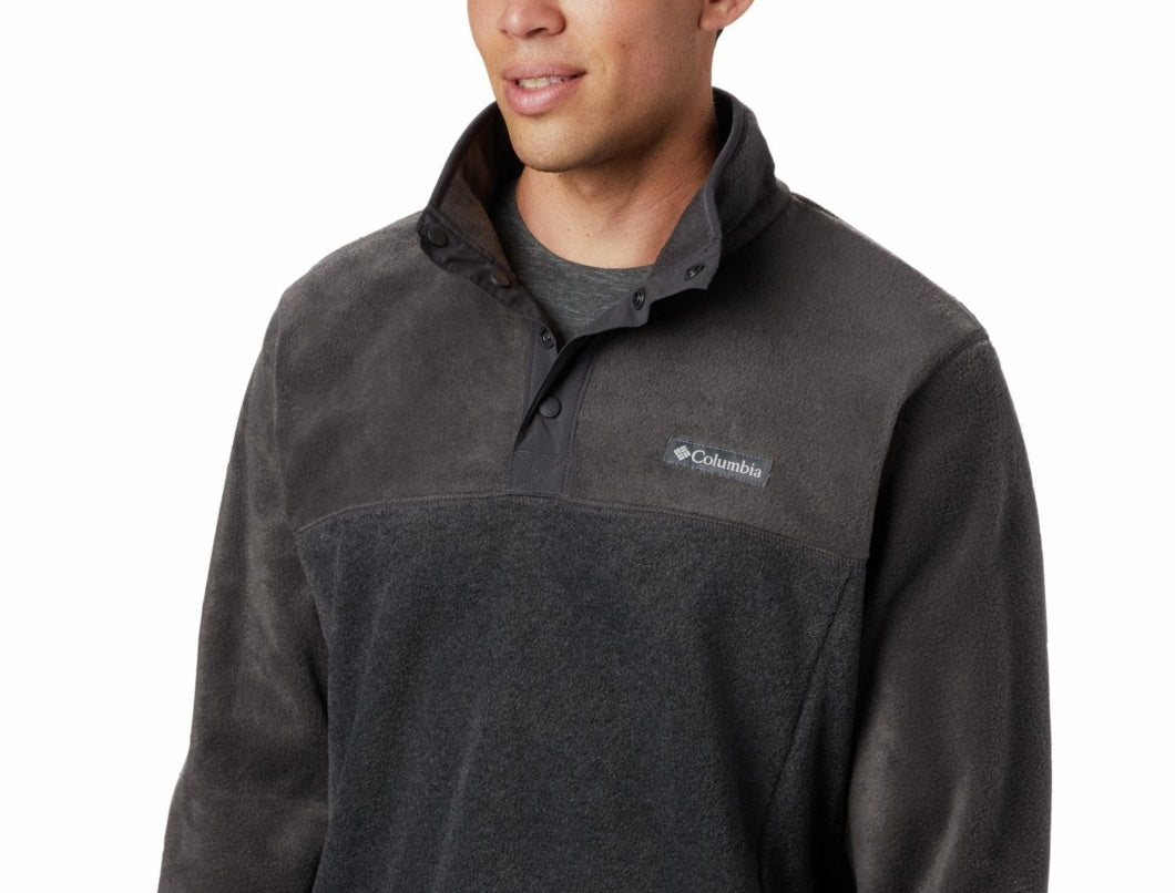 Columbia Men's Steens Mountain Half Snap Fleece Gray Size X-Large