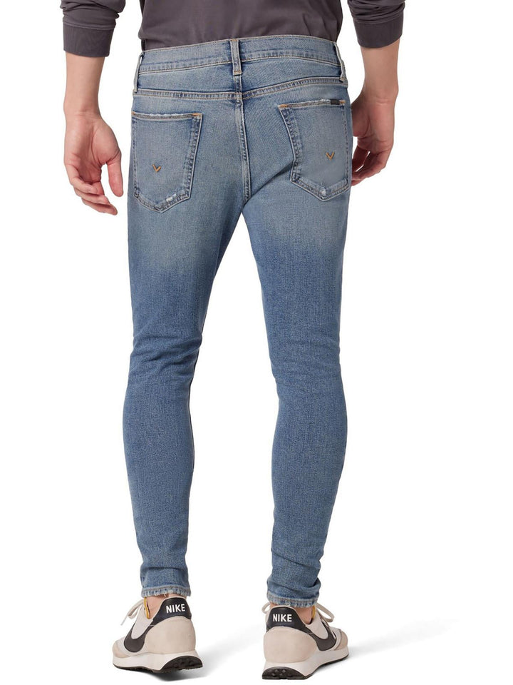 Hudson Men's Zev Distressed Denim Skinny Jeans Blue Size 38