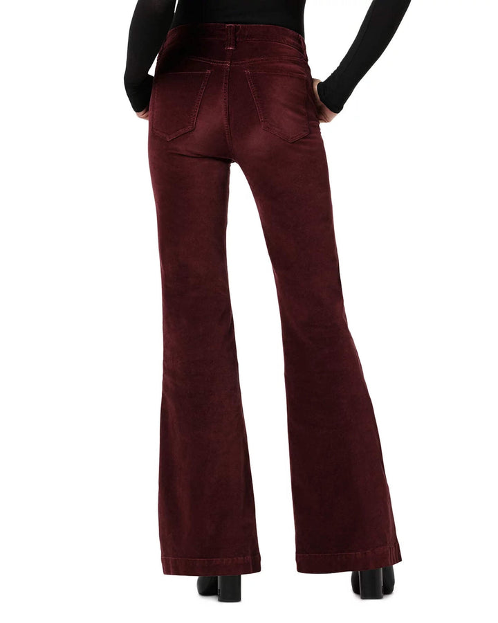 Joe's Jeans The Molly High Rise Flare Leg Pants Burgundy Size 25