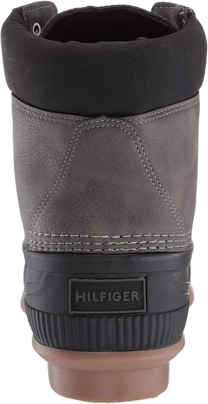 Tommy Hilfiger Men's Colins 2 Waterproof Duck Boots Gray Size 12 M