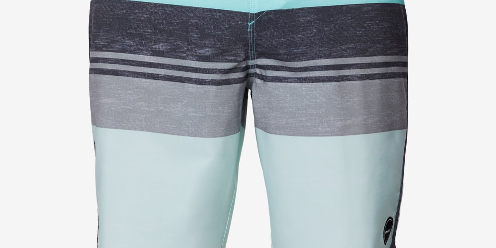O'Neill Men's Four Square Stripe Board Shorts Blue Size 28