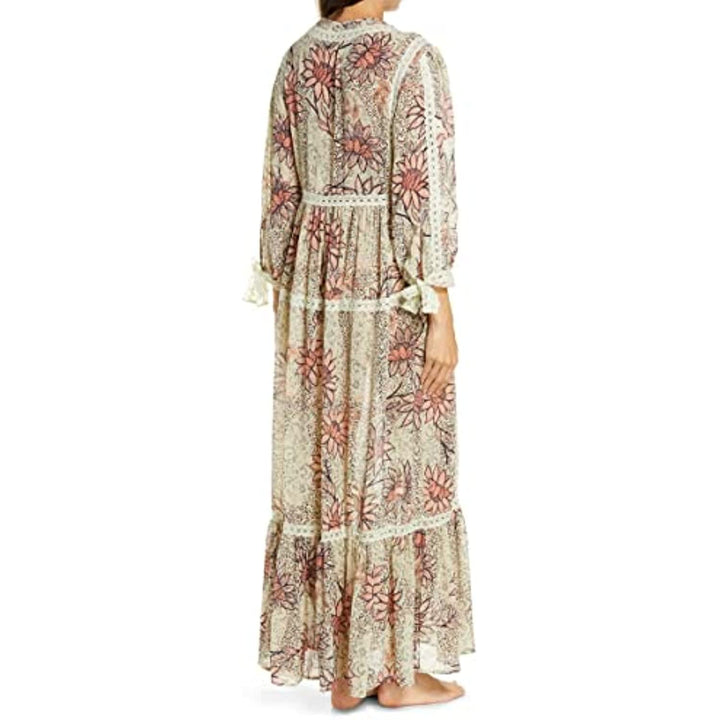 Free People Women's Intimates Long Everyday Robe Beige Size X-Small