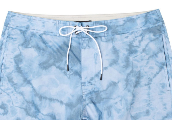 RVCA Arch Floral Board Shorts Tie Dye Blue Size 28