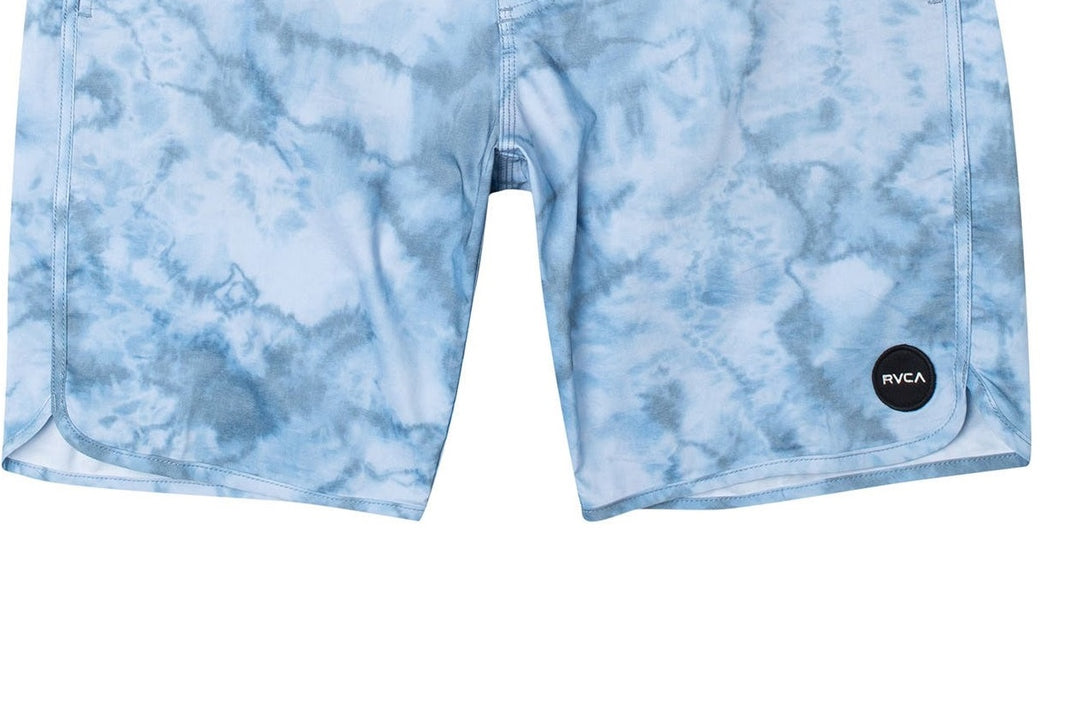 RVCA Men's Tie Dye Floral Board Shorts Blue Size 29
