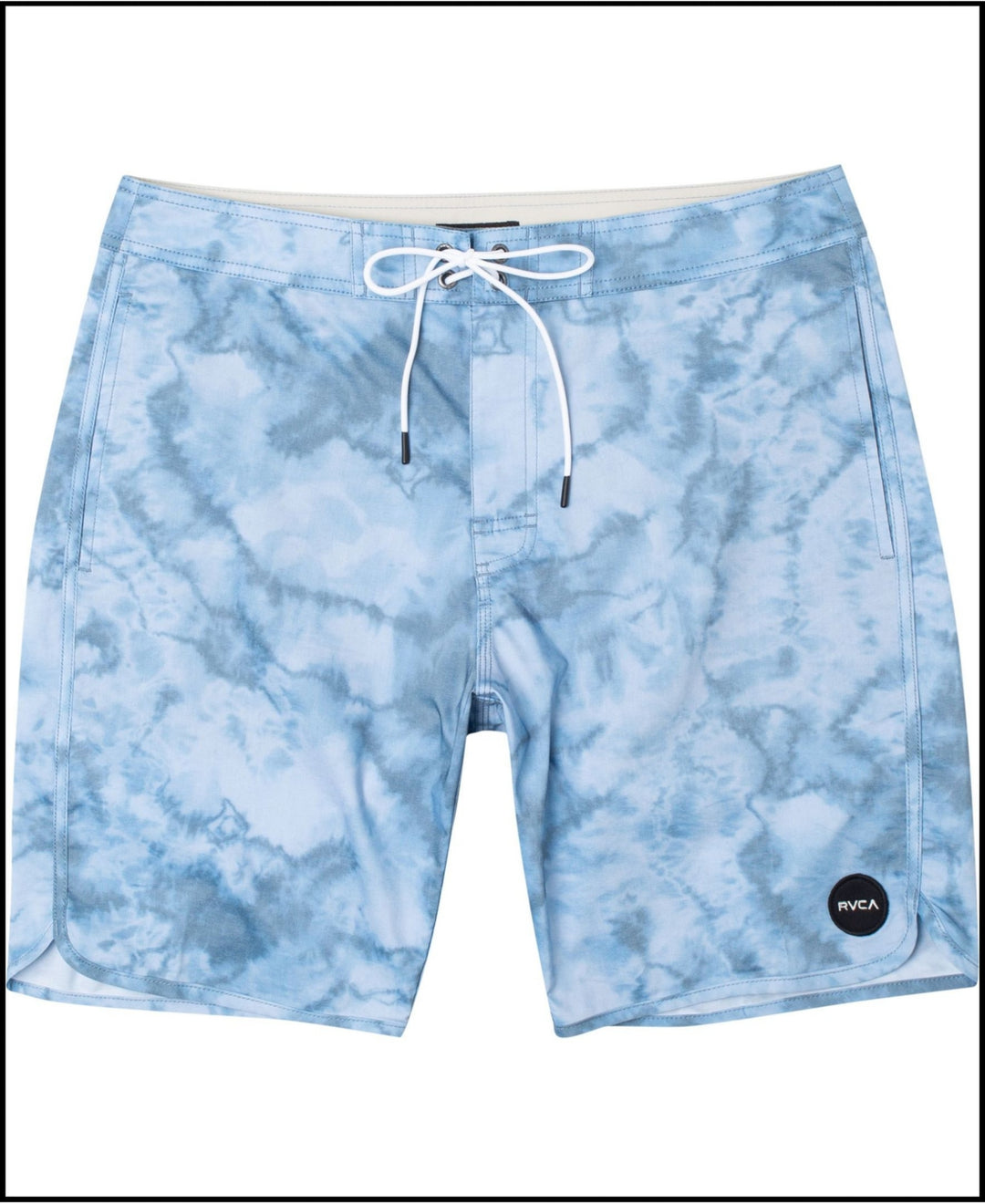 RVCA Arch Floral Board Shorts in Tie Dye Blue Size 38