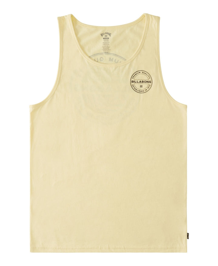 Billabong Men's Rotor Tank Top Yellow Size XX-Large