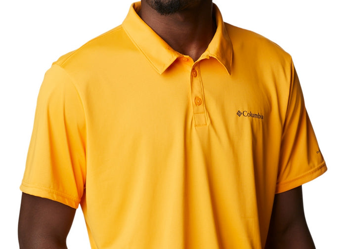 Columbia Men's Hike Polo Shirt Yellow Size XX-Large