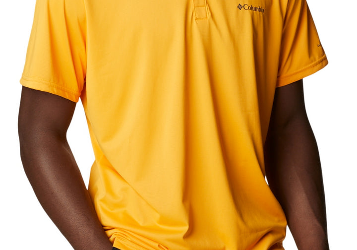 Columbia Men's Hike Polo Shirt Yellow Size XX-Large