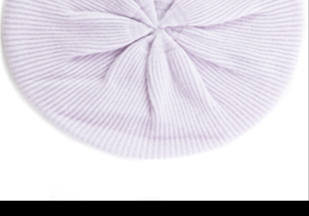 Charter Club Cashmere Beret Purple One Size