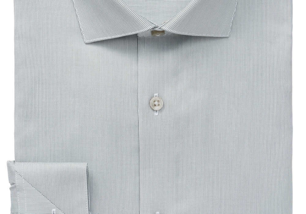 Calvin Klein Men's Steel Slim-Fit Non-Iron Stretch Performance Dress Shirt Green Size 17.5X32-33