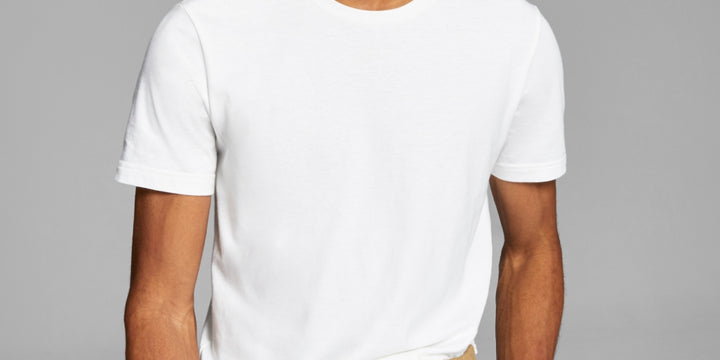 And Now This Men's Crew Neck Layering T-Shirt White Size Small