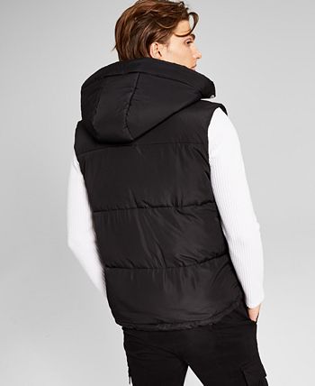 And Now This Men's Lightweight Puffer Vest Black Size XX-Large