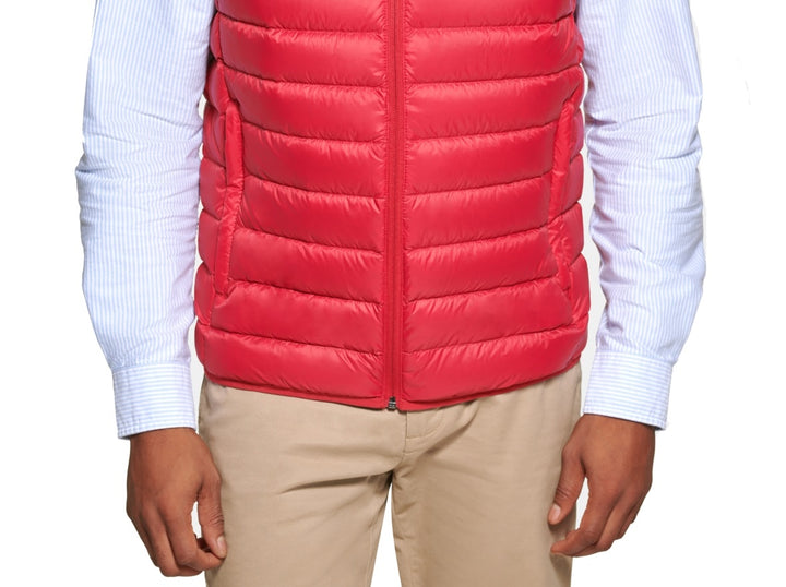 Club Room Men's Down Packable Vest Red