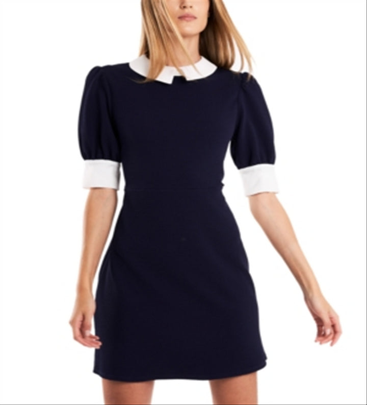 Riley & Rae Women's Mary Jane Mini Dress Blue Size Large