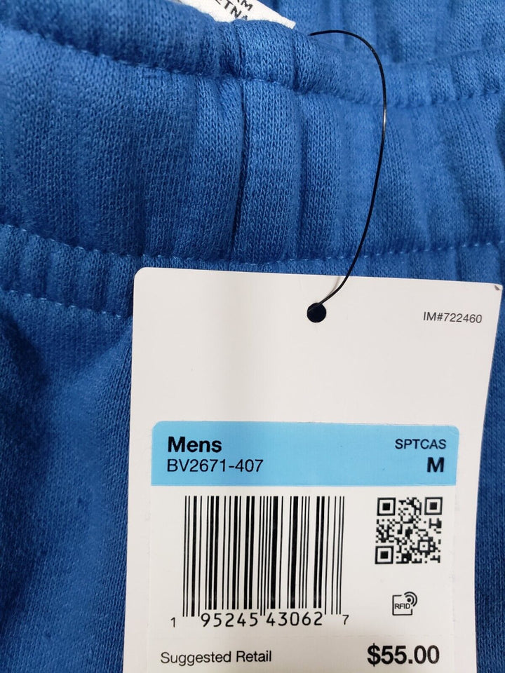 Nike Sportswear Men's Club Pocket Fleece Joggers in Dark Marina Blue/White Size Medium