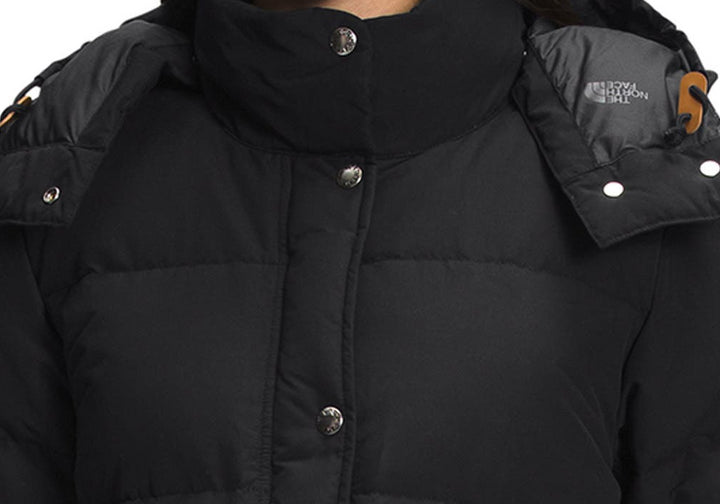 The North Face Sierra Water Repellent 600 Fill Power Down Longline Parka in Tnf Black , Size X-Small