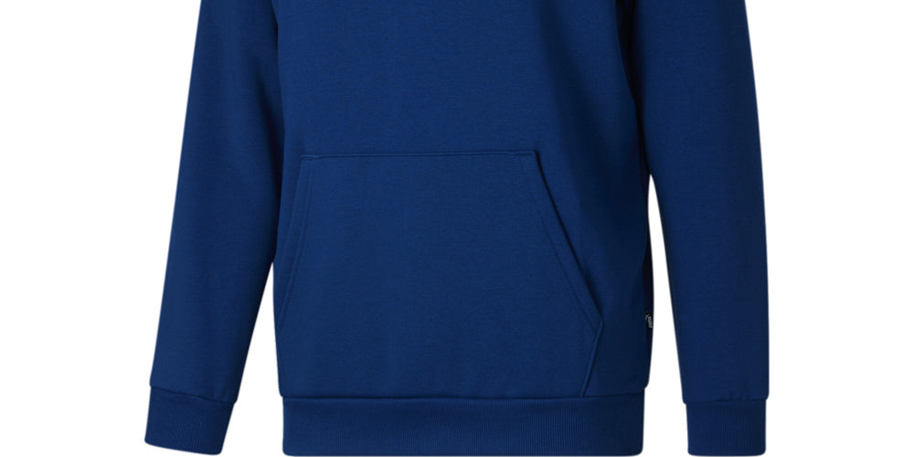 Puma Men's Embroidered Logo Hoodie Blue Size Medium