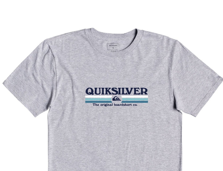 Quiksilver Men's Lined Up T-shirt Gray Size XX-Large