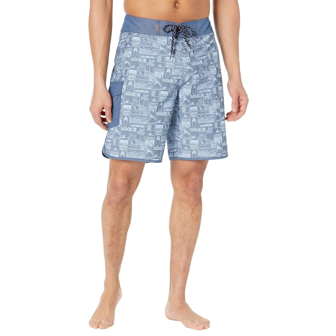 Quiksilver Men's Four Doors Board Shorts Blue Size 40