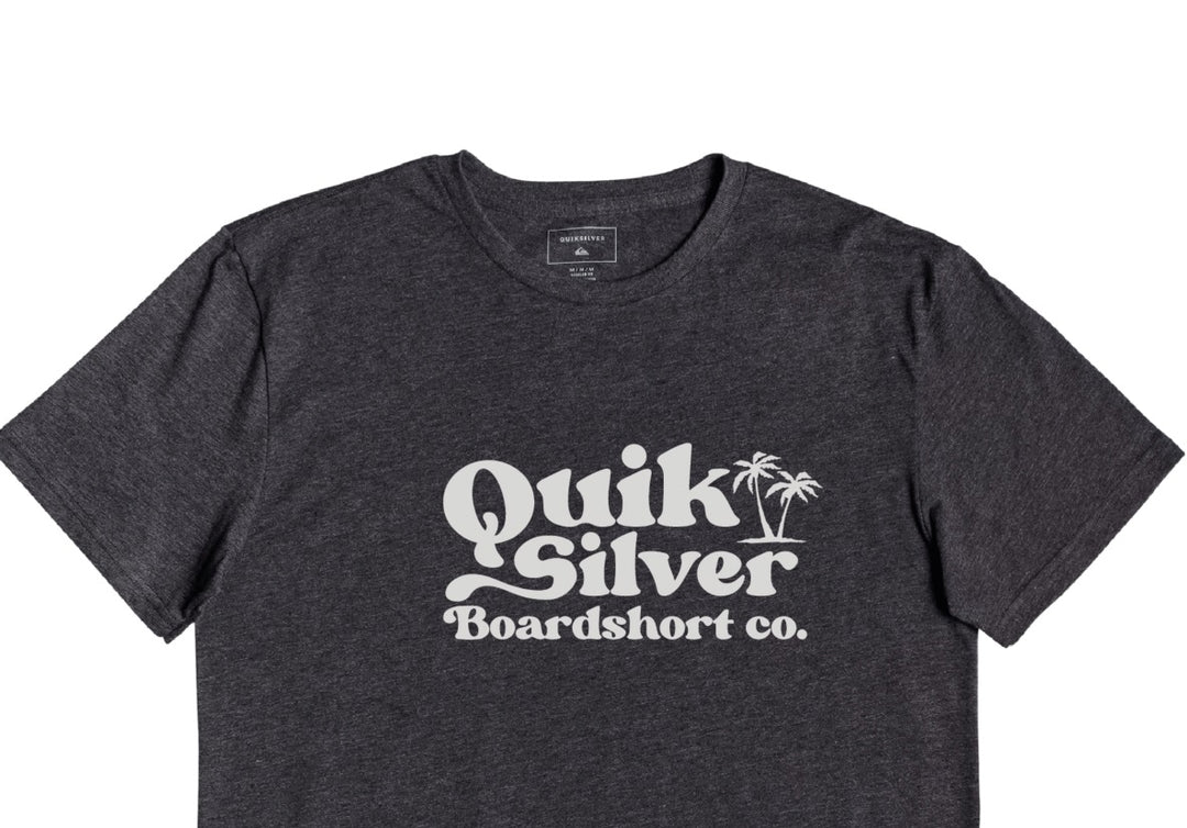 Quiksilver Men's Rainy Season Mod T-shirt Gray Size XXL