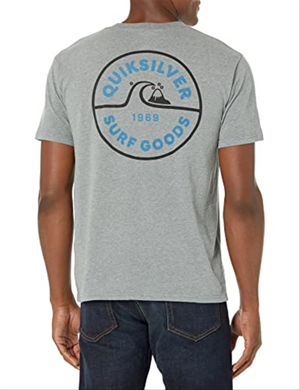 Quiksilver Men's Shape Up Mod T-shirt Gray Size Medium