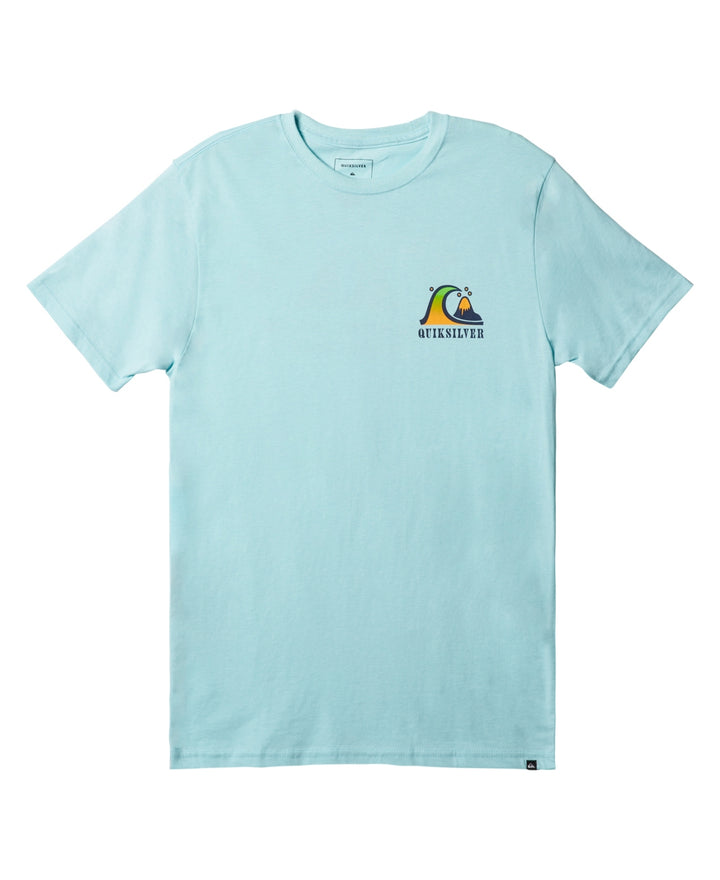 Quiksilver Men's River Bend Graphic Tee Blue Size Large