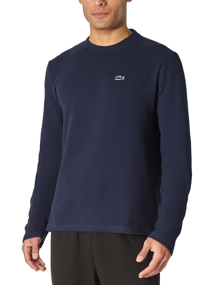 Lacoste Men's Lacoste Thermal Shirt Blue Size X-Small