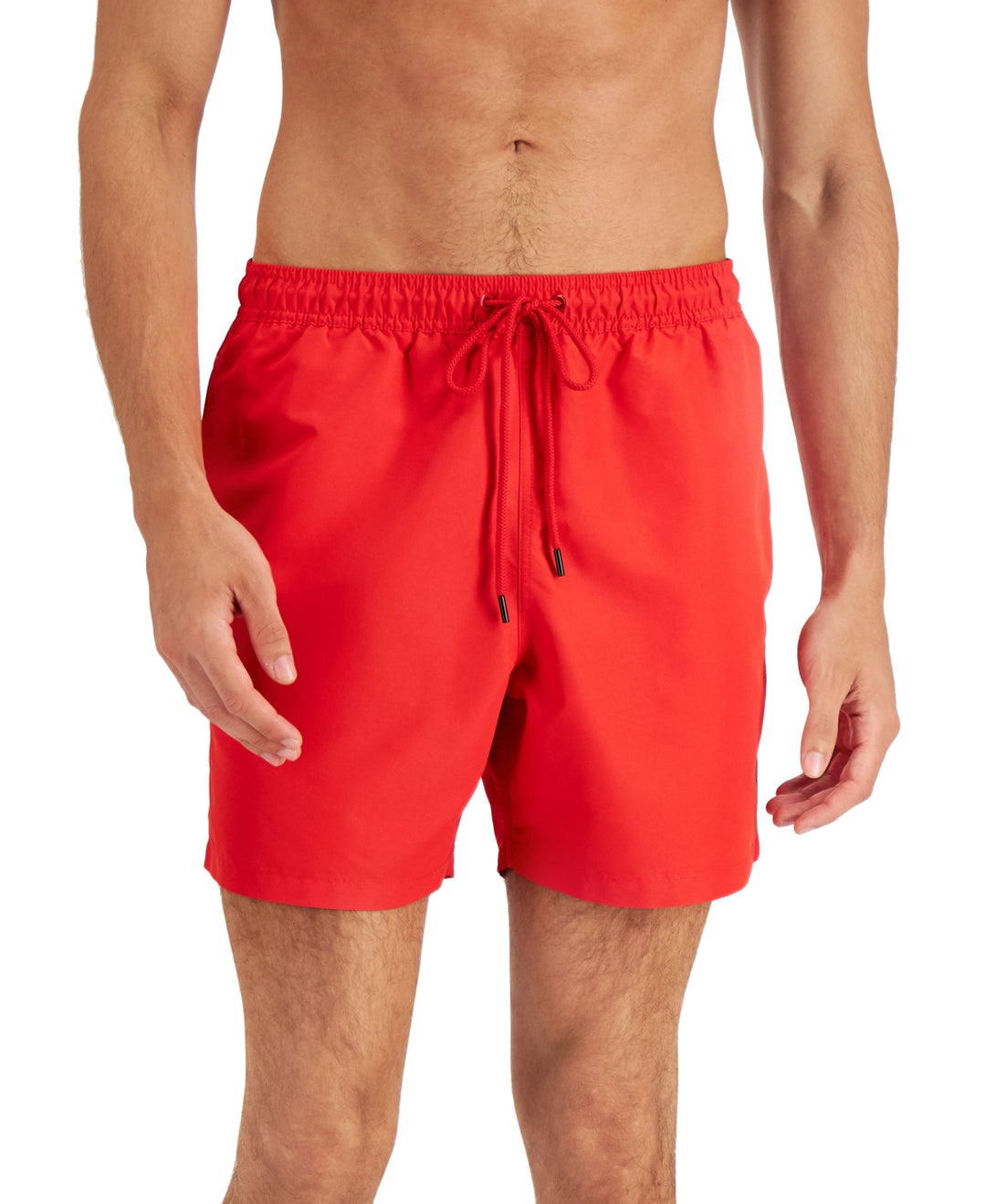 Calvin Klein Men's Volley Swim Trunks Red Size XL