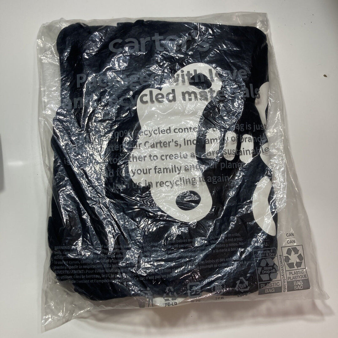 Carter's Girls Halloween Skeleton Pajama Set Size 12