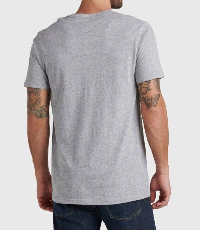 Reef Men's Caelum Graphic T-shirt Gray Size XL