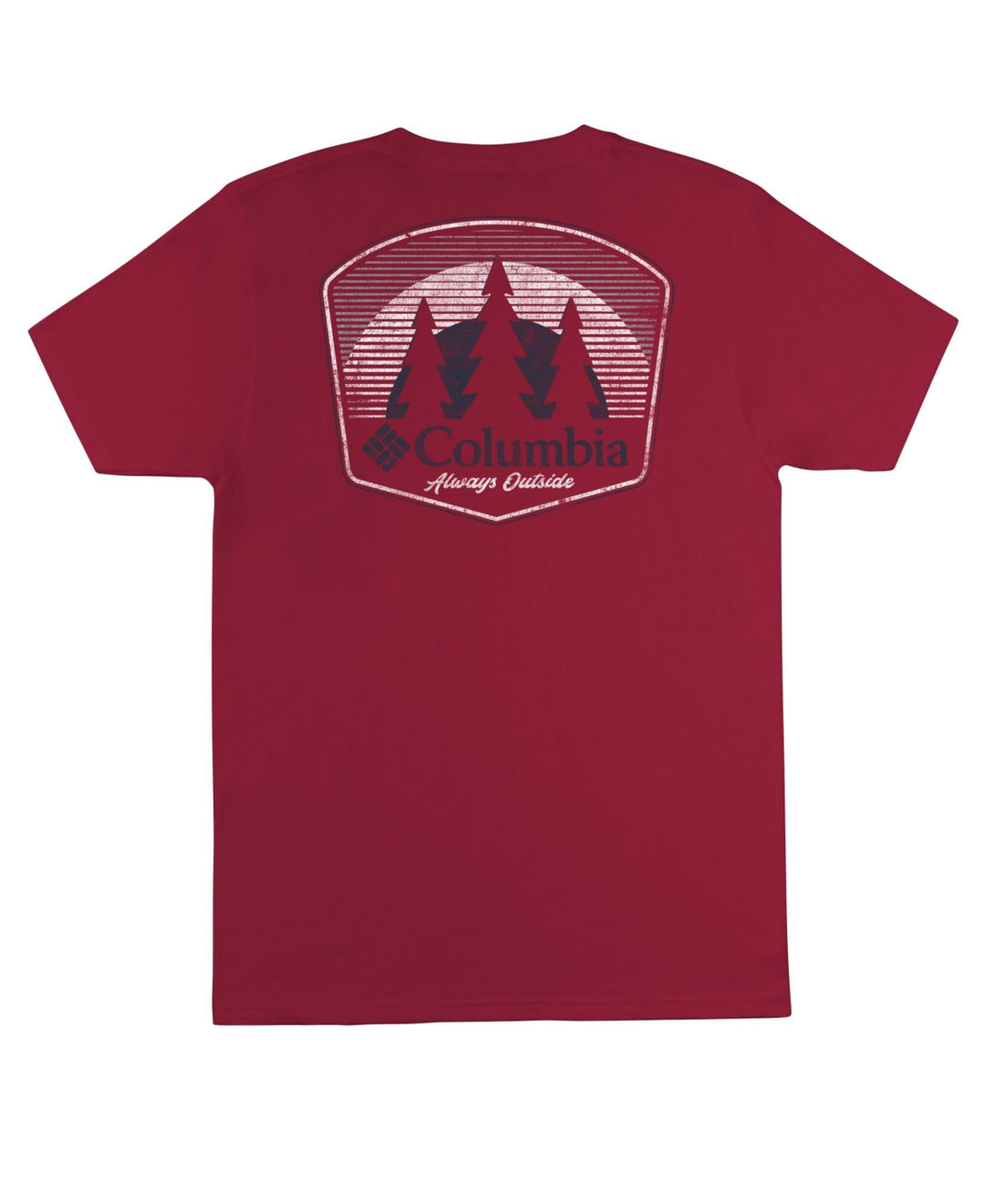 Columbia Men's Fade Graphic T shirt Red Size Medium