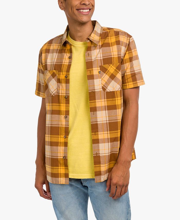 Junk Food Men's Murdock Shirt Yellow Size XX-Large