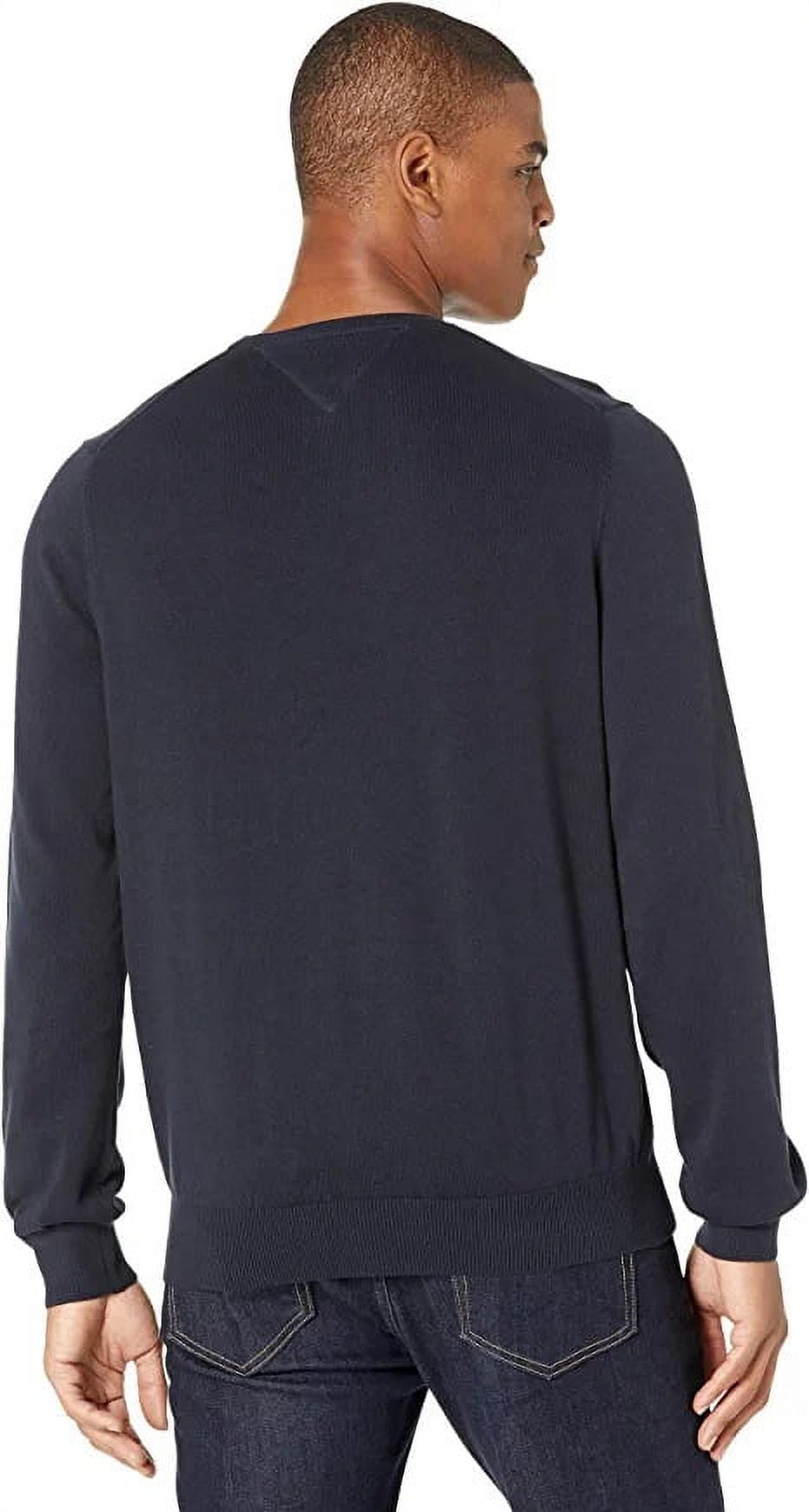 Tommy Hilfiger Men's Signature Solid Crew Neck Sweater Navy Size XXL