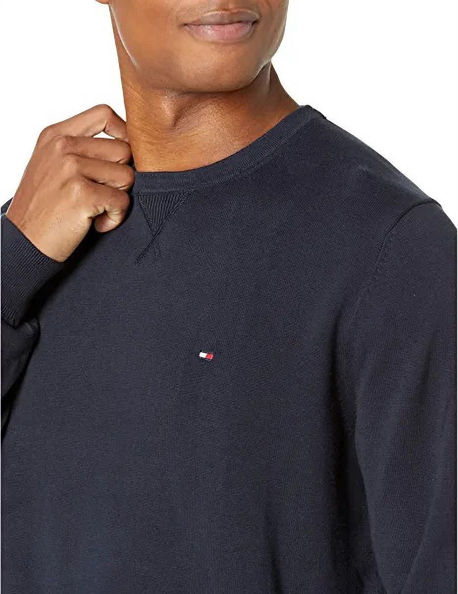 Tommy Hilfiger Men's Signature Solid Crew Neck Sweater Navy Size XXL