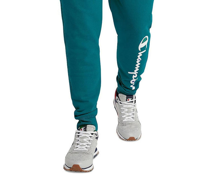 Champion Men's Powerblend Graphic Fleece Joggers Green Size XX-Large