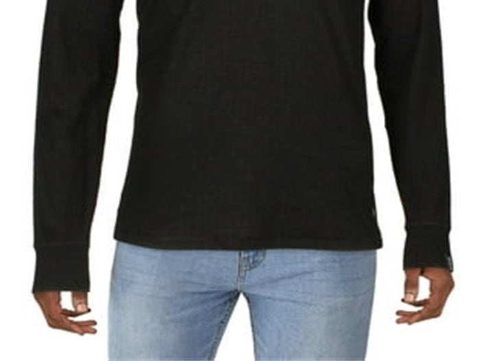 Ralph Lauren Men's Mens Pullover Shawl Neck Sleep Shirt Black Size X-Large