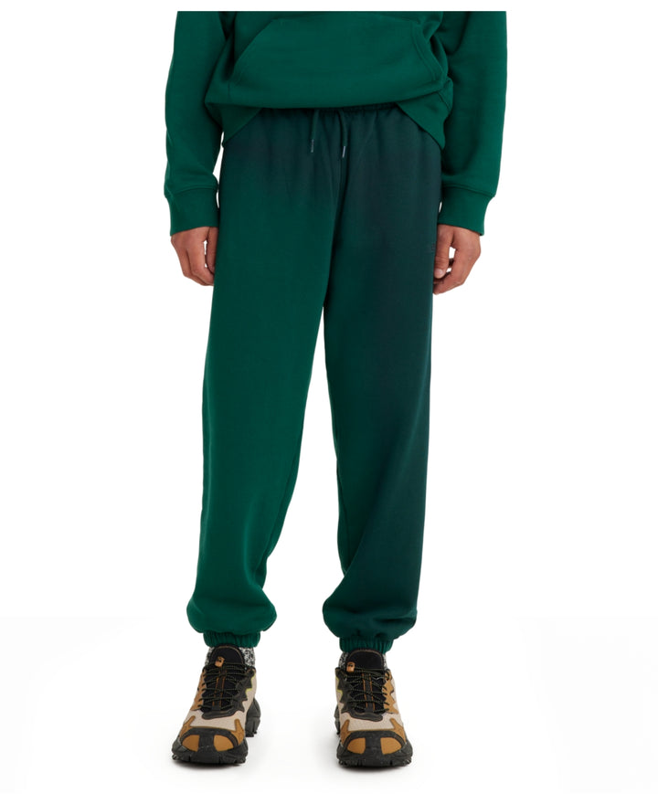 Levi's Men's Relaxed Fit Active Fleece Sweatpants Green Size Medium