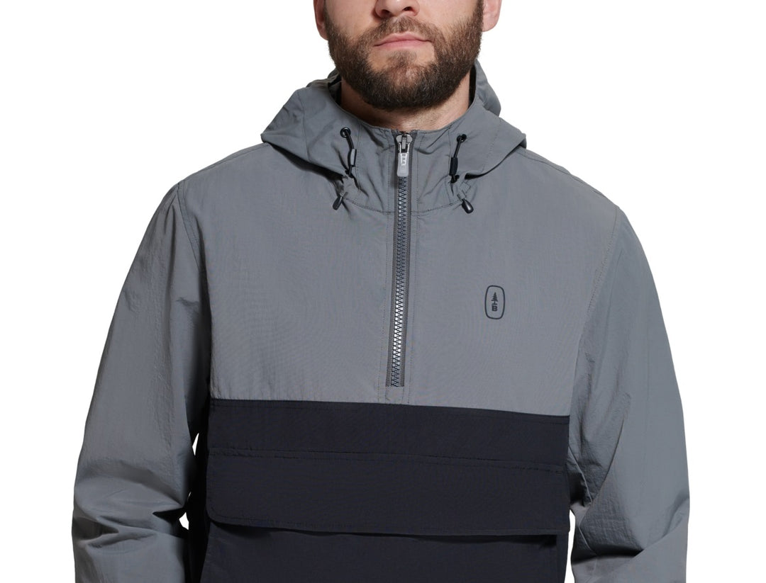 Bass Outdoor Men's Packable Anorak Jacket Black Size X-Large