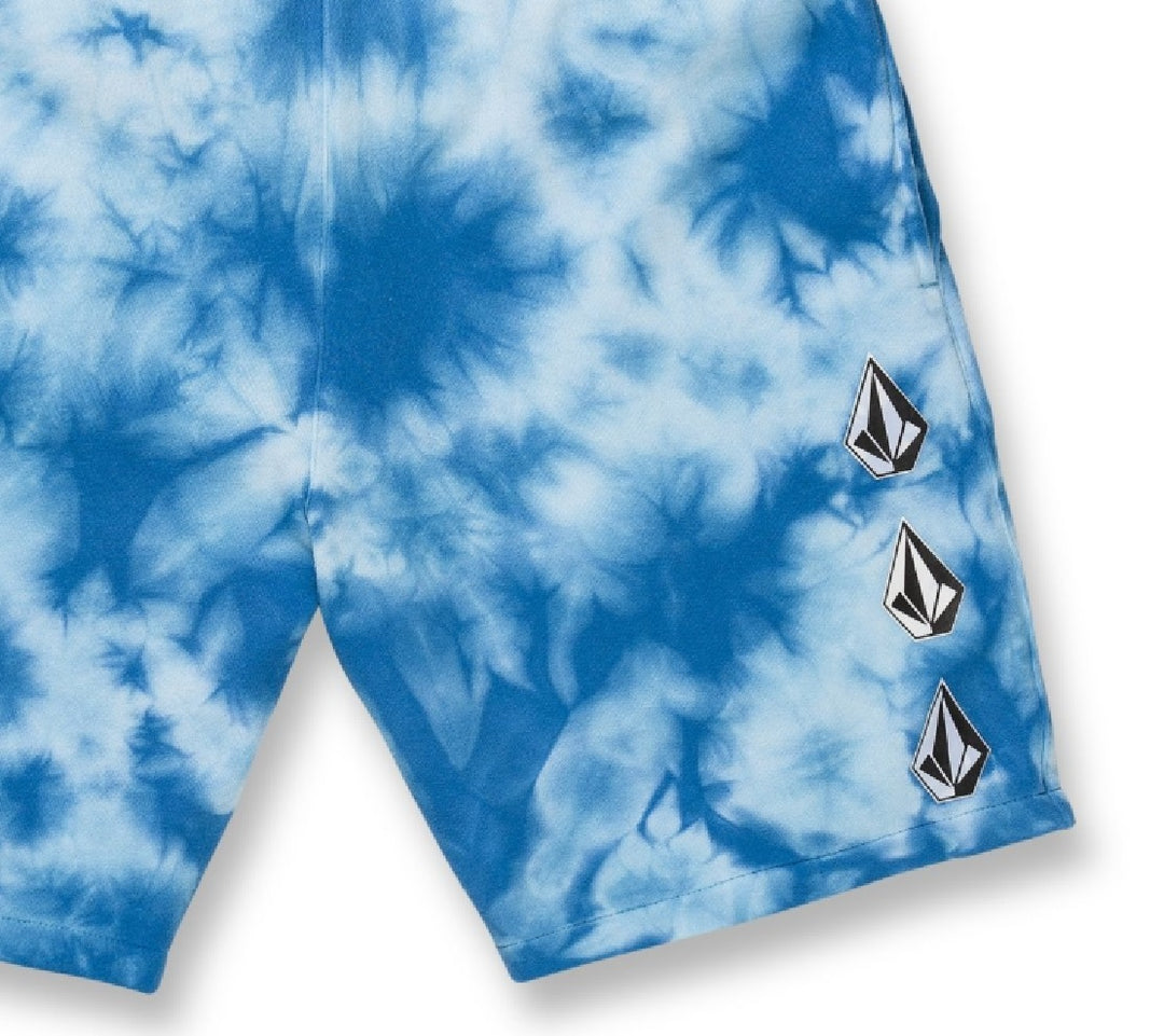 Volcom Men's Iconic Stone Fleece Shorts Blue Size X-Large